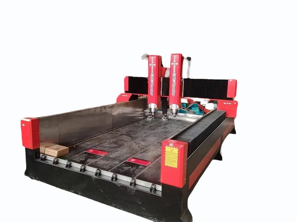 Double Spindle Cnc Stone Engraving Machine
